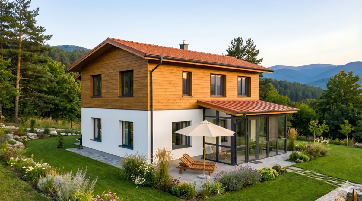 Къща B-103 — Страничен изглед