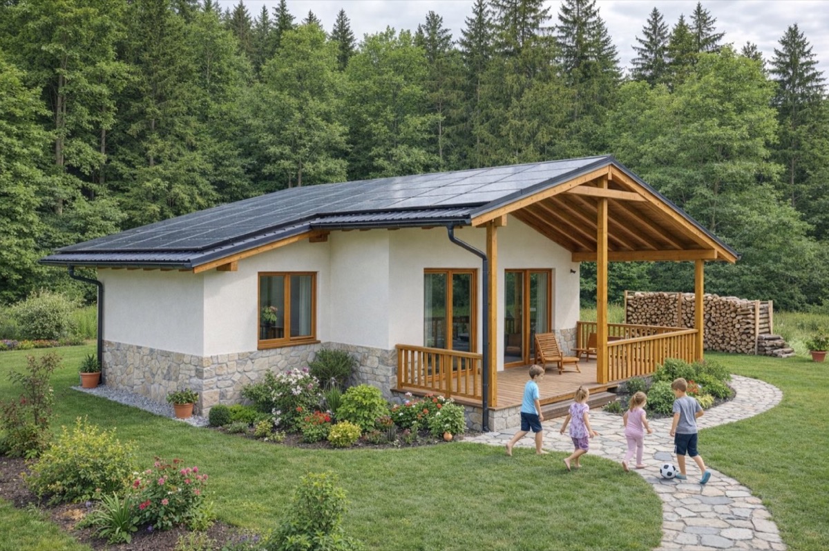 Къща C-101 — Задна фасада