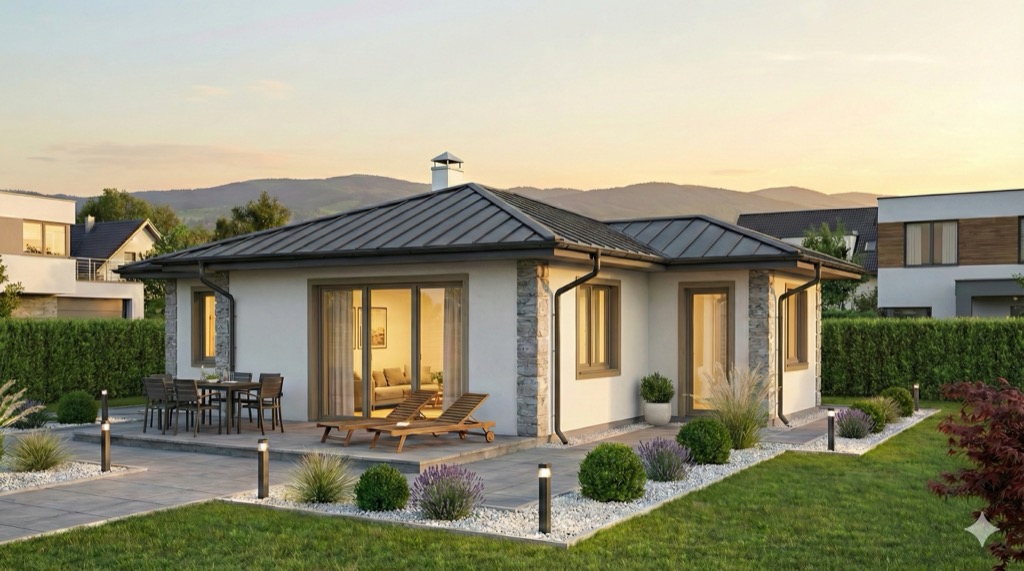 Къща C-102 — Задна фасада