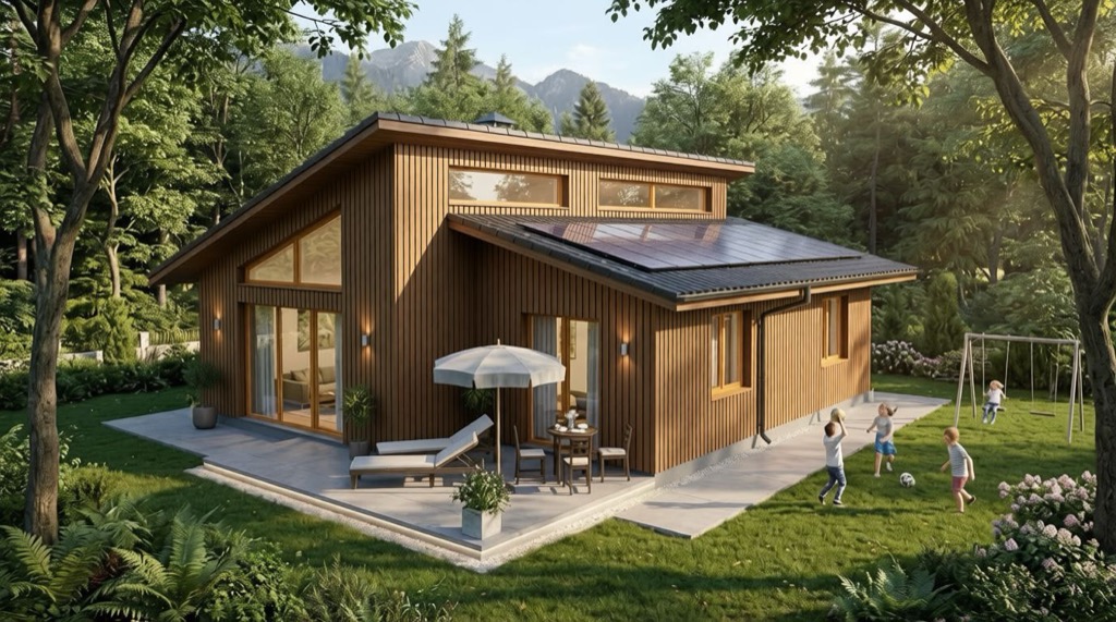 Къща C-103 — Задна фасада