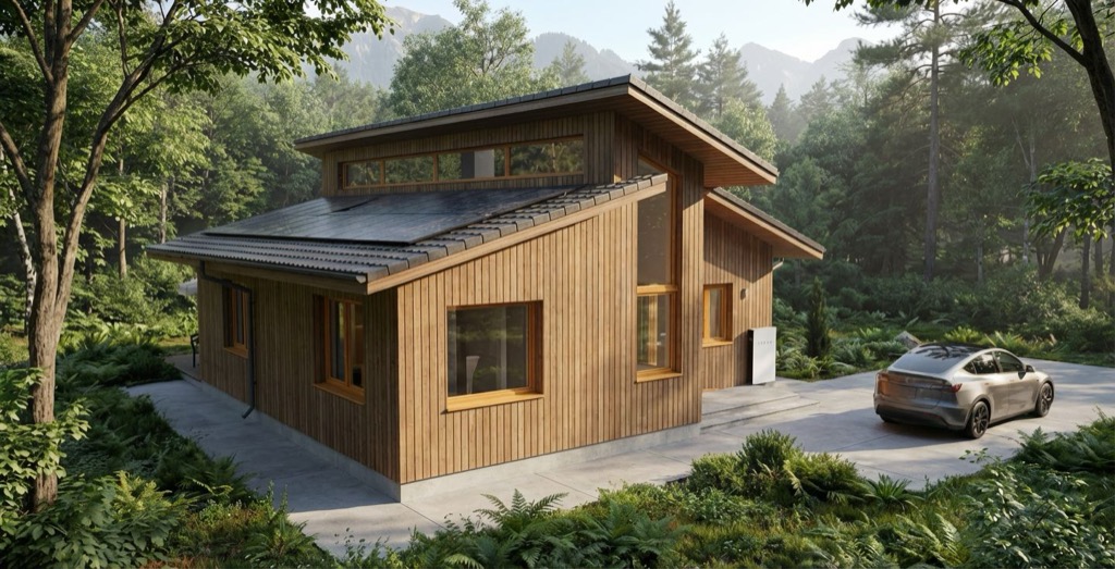 Къща C-103 — Страничен изглед