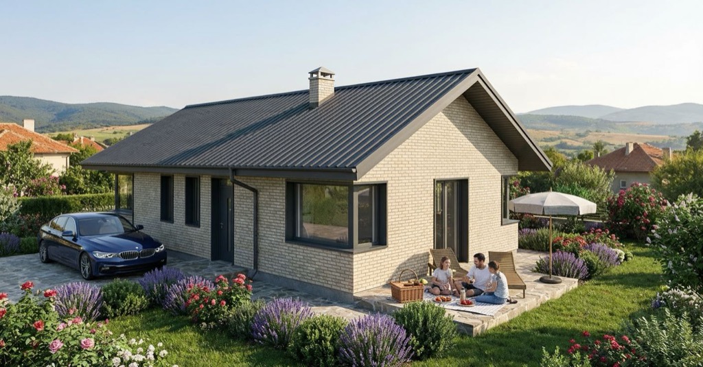 Къща C-104 — Главна фасада